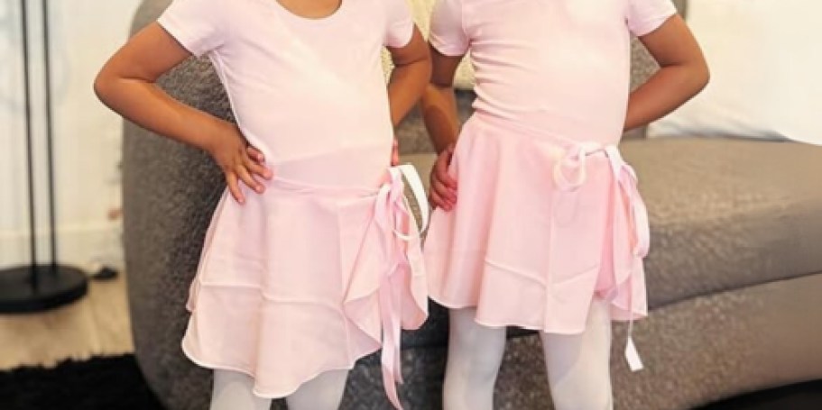 Girls Leotard Sets Just $11.99 on Amazon (Reg. $20) | Includes Matching Skirt & Tights