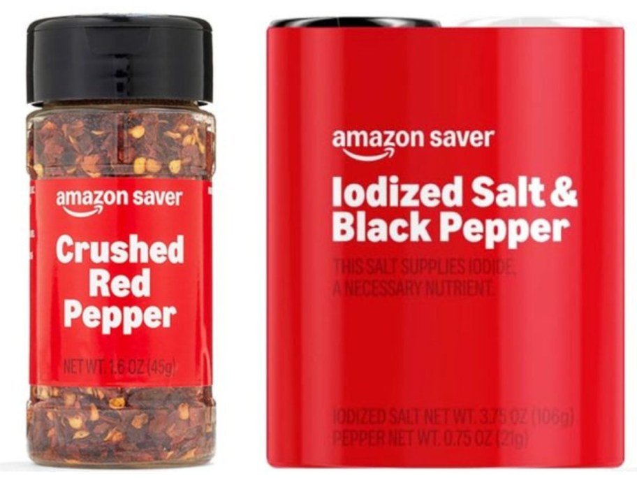 amazon saver crushed red pepper and salt and pepper