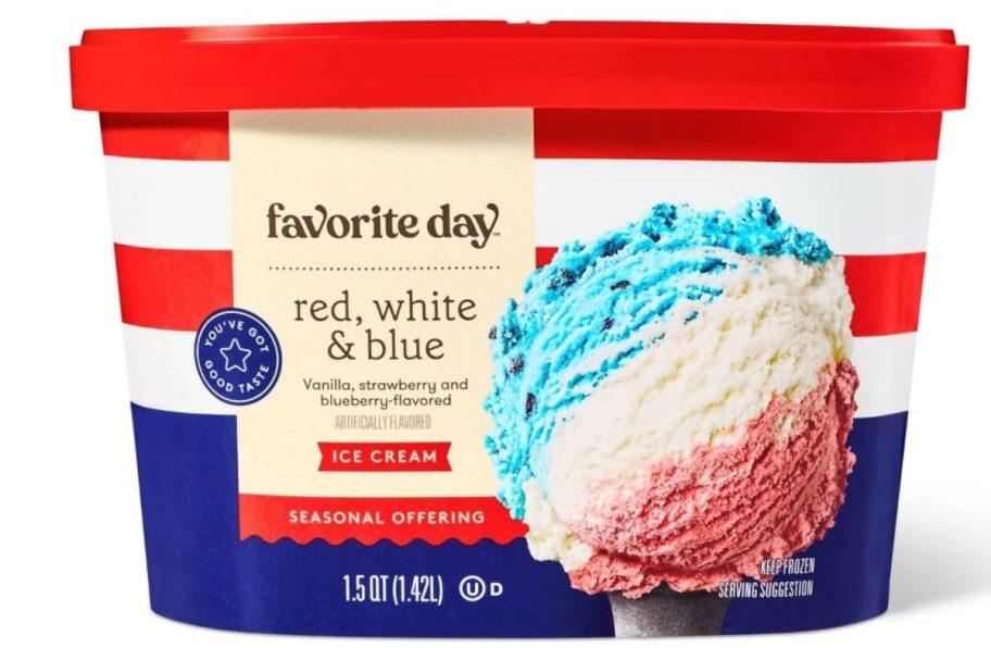 Favorite day patriotic ice cream 