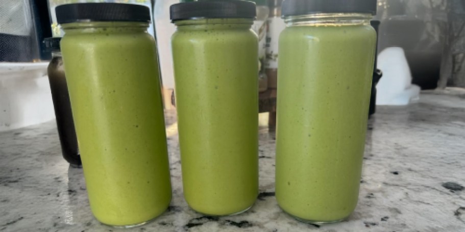 Glass Juice Bottle 6-Pack Only $15.99 on Amazon – UNDER $3 Per Bottle!