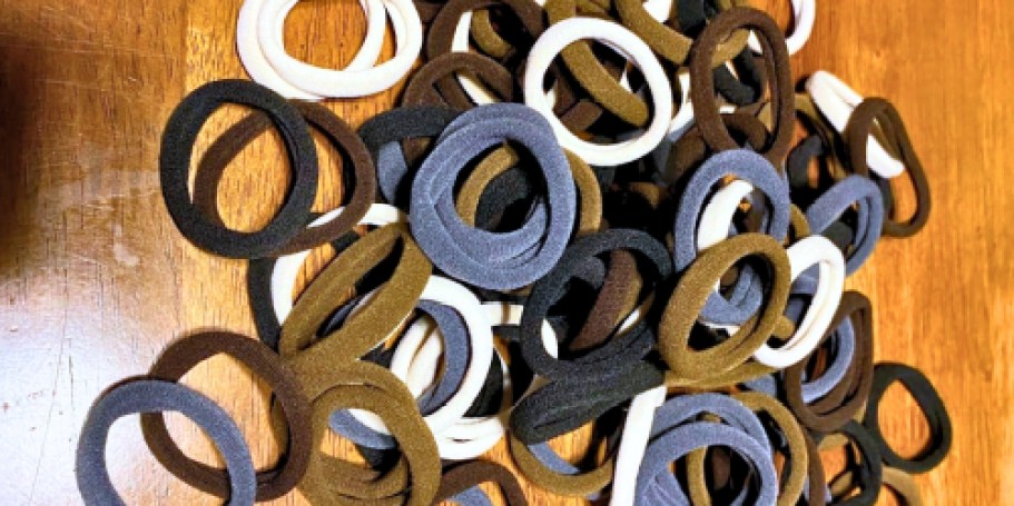 Seamless Hair Ties 100-Pack Only $4 Shipped on Amazon