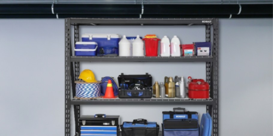 Kobalt Heavy Duty 6-Foot Steel Shelving Unit Only $199.99 on Lowes.com (Reg. $300)