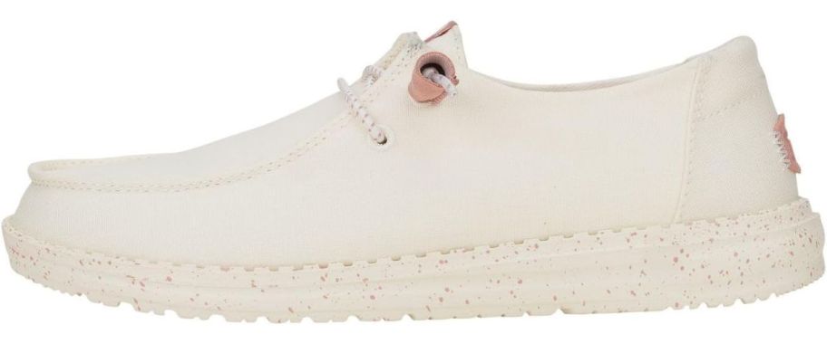 A HEYDUDE Women's Wendy Loafer in white 