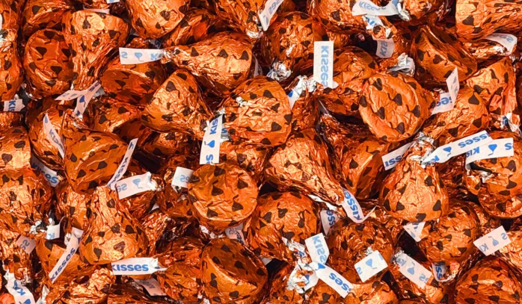 huge amount of Hazelnut Hersheys Kisses