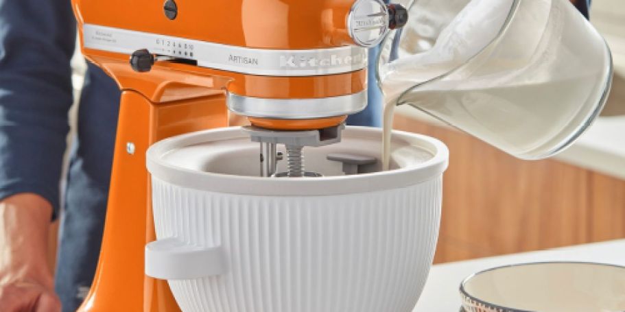 KitchenAid Ice Cream Maker Attachment w/ Scoop from $49.98 Shipped (Reg. $99) – Today Only!
