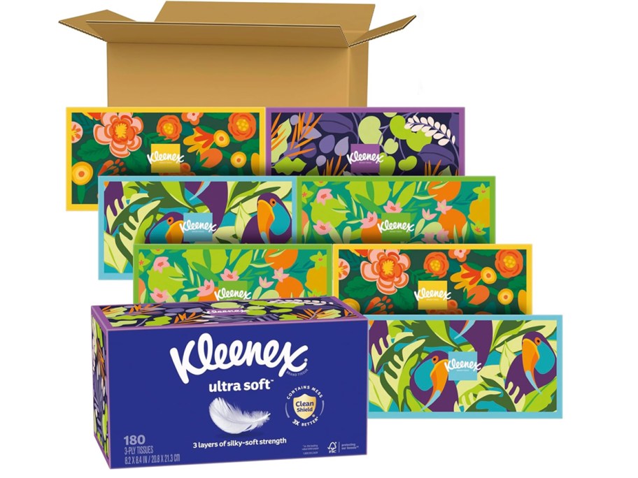 Kleenex Ultra Soft 1440 Tissues in 8 boxes
