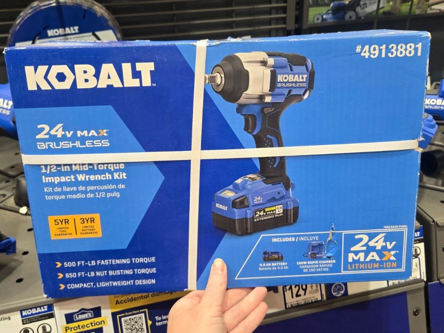 Kobalt 24-Volt Brushless Cordless Impact Wrench brand new in the box
