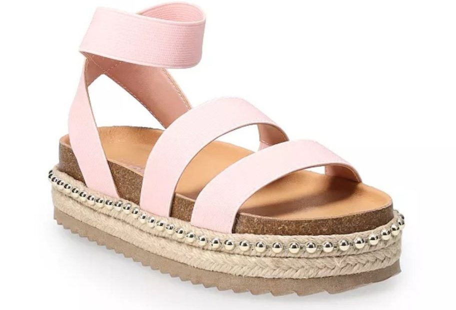 Stock image of a girl's Sonoma stretch sandal