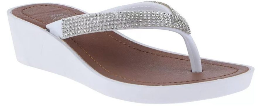 Capelli rhinestone sandals for girls