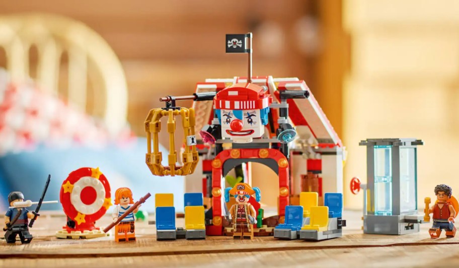 lego circus themed carnival set