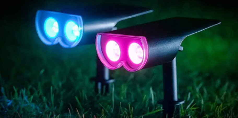 Smart Solar Lights 2-Pack Just $14.69 Shipped for Prime Members (Reg. $35)