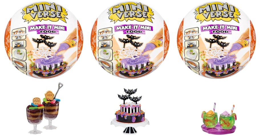 Three Make it Mini Spooky Halloween Food Balls