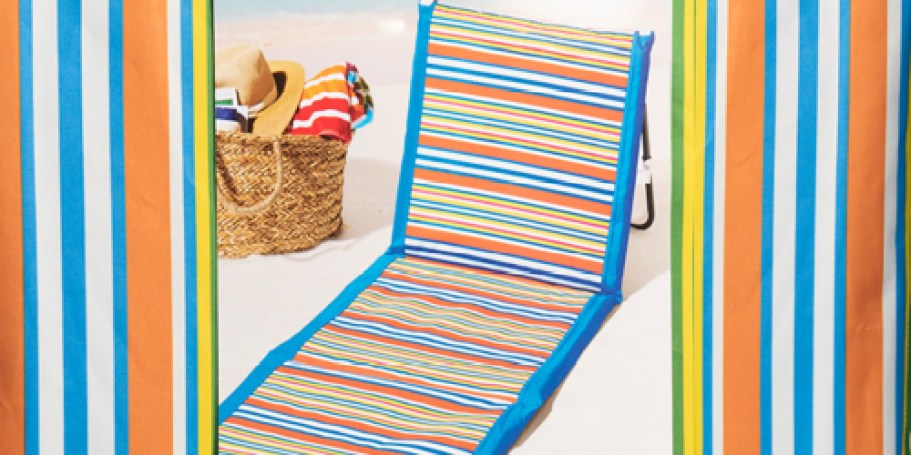 Ozark Trail Folding Beach Lounge Chair Just $7 at Walmart – Price Drop!