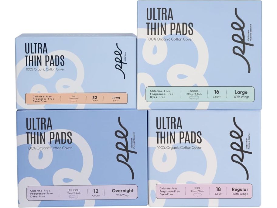 Stock image of RPE Life Organic Cotton Pads Bundle 78-Count Pack