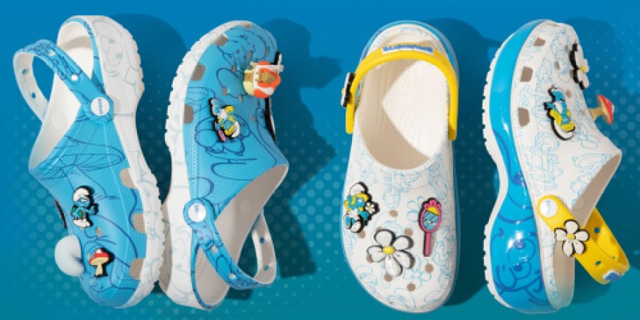 NEW Smurfs Crocs & Jibbitz Charms Available Now!