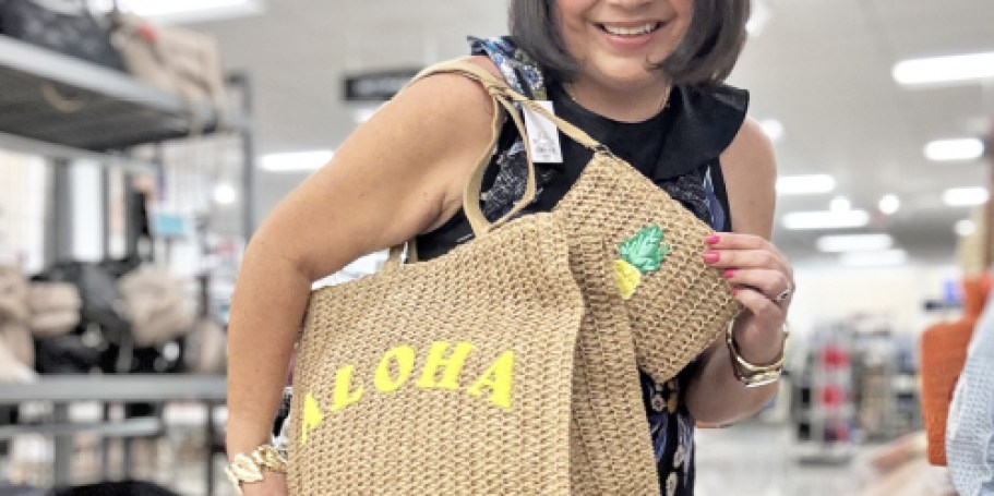 Beach Tote Bags w/ Matching Wristlets from $19 on Kohls.com (Regularly $40)