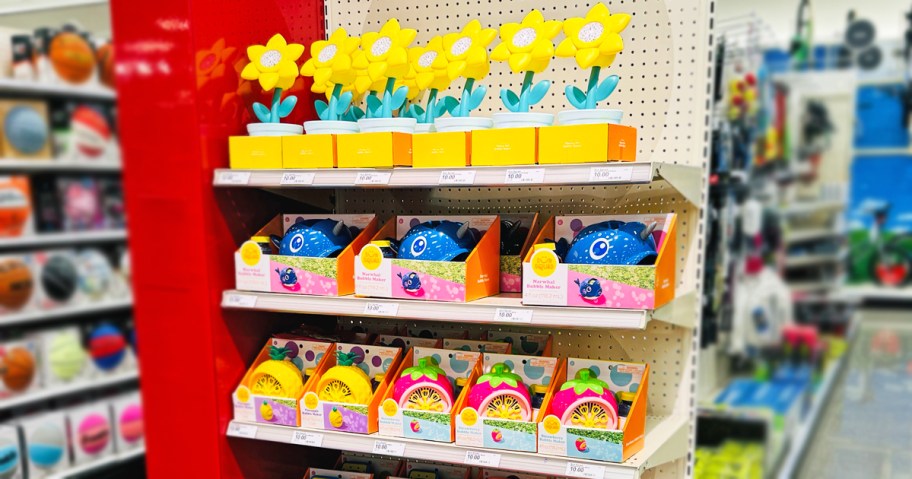 kids bubble blowers on target shevles