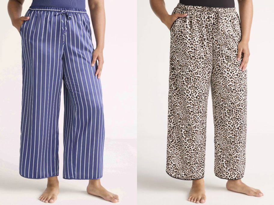 4 Joyspun Women's pajama pants