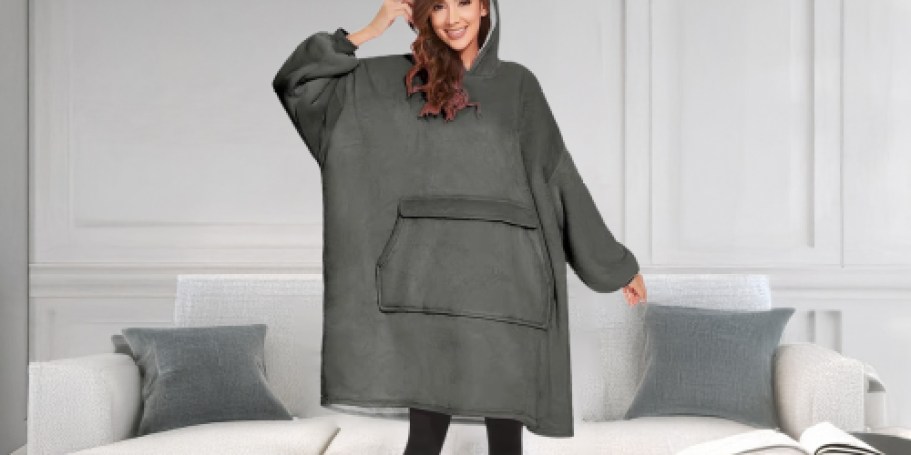 Wearable Blanket Hoodie ONLY $13.49 on Amazon (Regularly $27)
