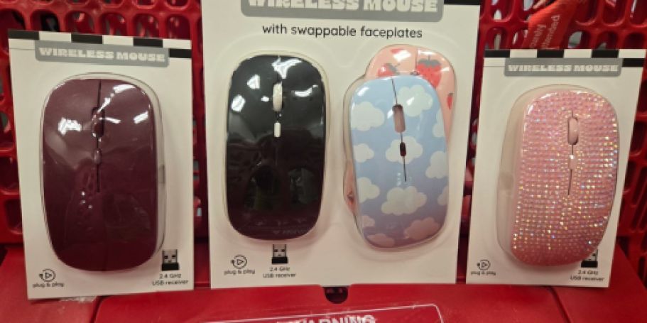 New Target Bullseye Playground Finds: $5 Wireless Mouse, $1 Sensory Toys & More
