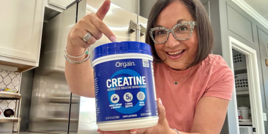 Orgain Creatine Powder Only $10.82 Shipped for Prime Members | Supports Muscle & Brain Health