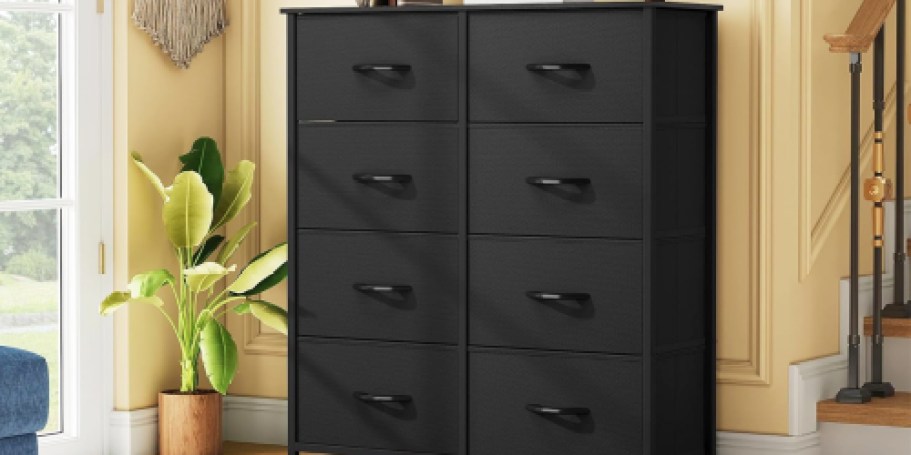 Fabric Storage Dresser Just $38.68 Shipped on Amazon (SO Easy to Assemble!)