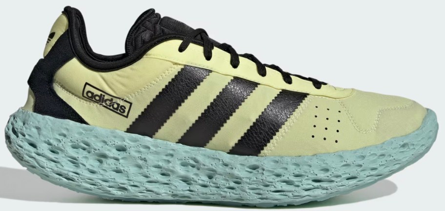 yellow and green adidas shoe