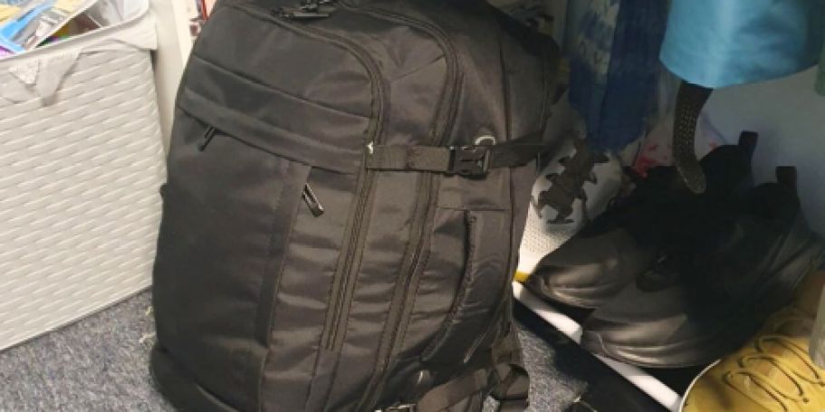 HUGE Travel Backpack Only $20 on Amazon – The Perfect Carry-On!