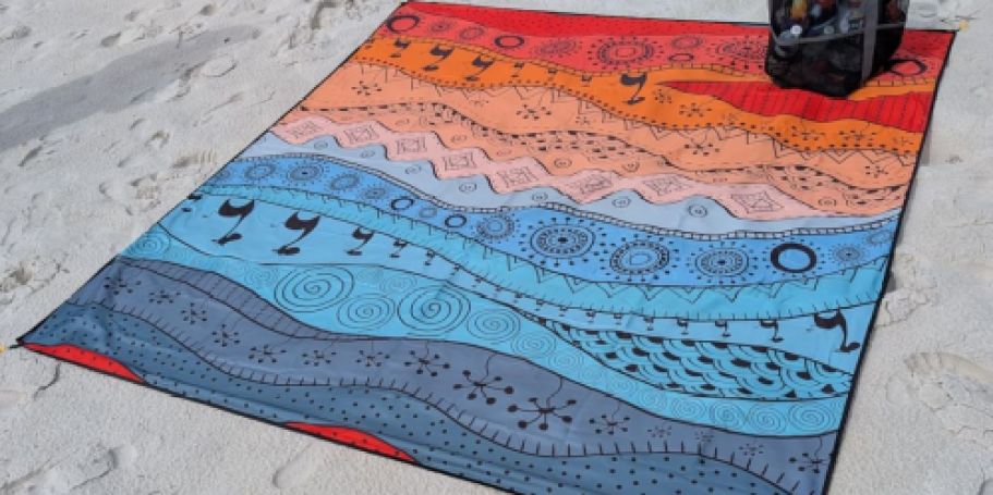 Large Waterproof Beach Blanket Only $13.74 on Amazon (Reg. $25)