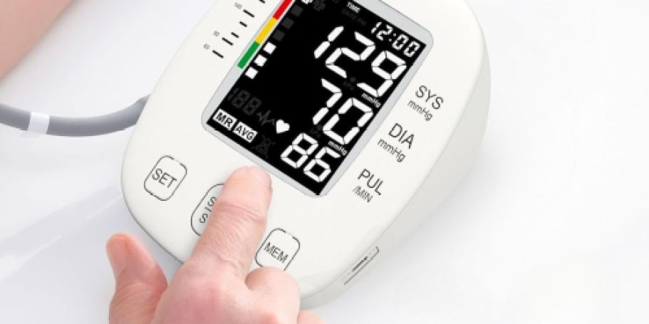 Blood Pressure Monitor Only $12 on Amazon (Reg. $27)