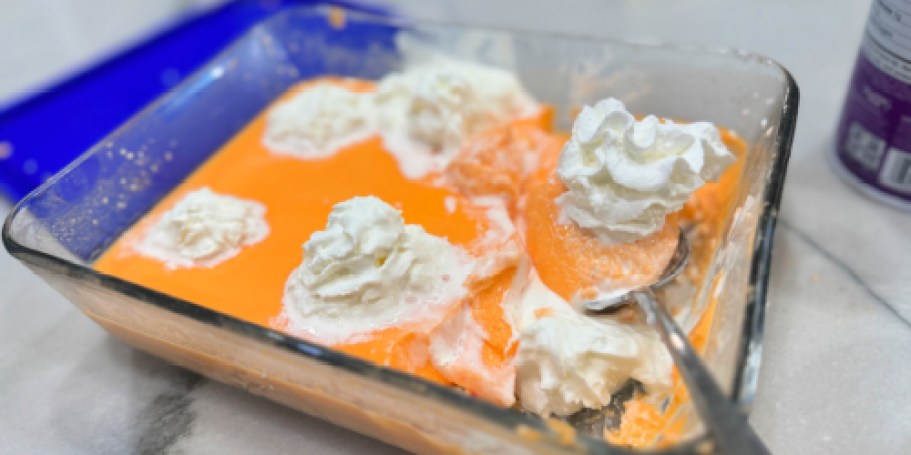This 2-Ingredient High Protein Fluffy Jell-O Tastes Like an Orange Creamsicle