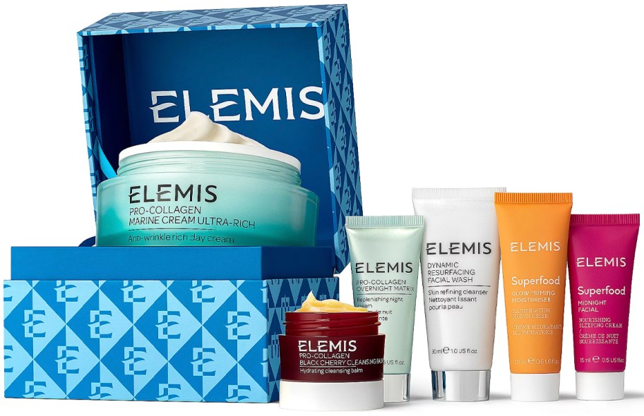 elemis discovery beauty products with box