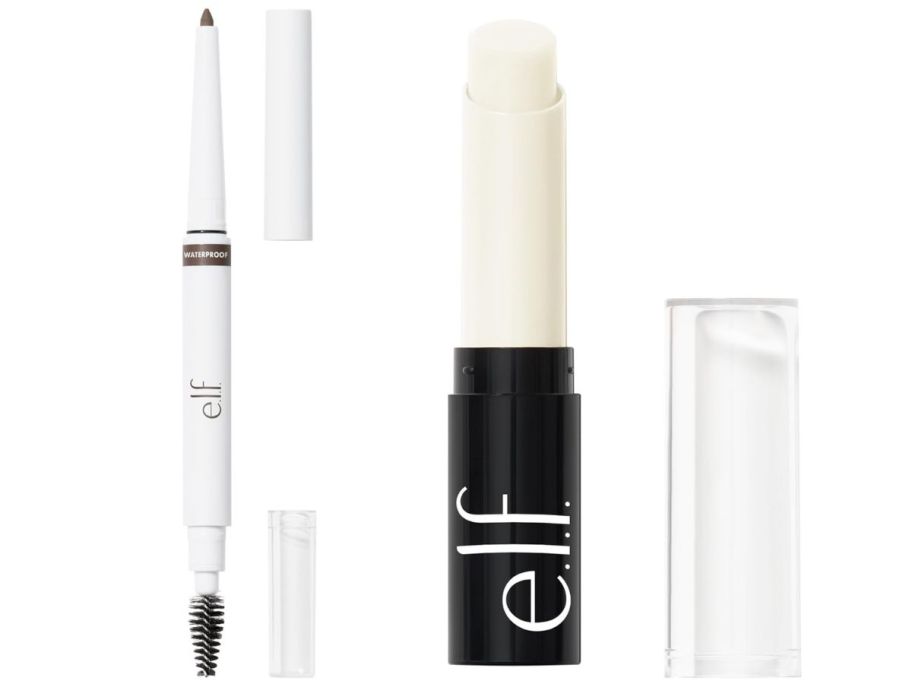 elf eyebrow pencil and undereye cream