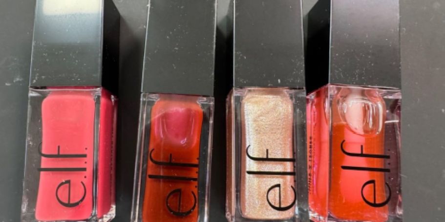 e.l.f. Cosmetics 4-Piece Lip Oil Kit Just $12.50 on ULTA.com (Reg. $32) + More