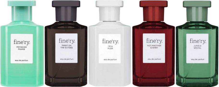 five bottle of perfume