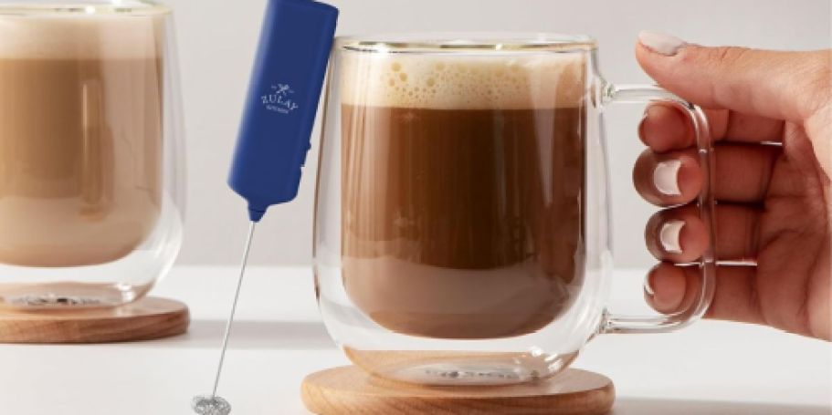 50% Off Handheld Milk Frother Wands on Amazon – From $3.99!
