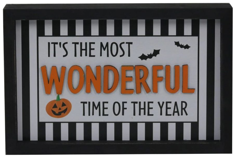 Ashland Wonderful Time Block Tabletop Sign