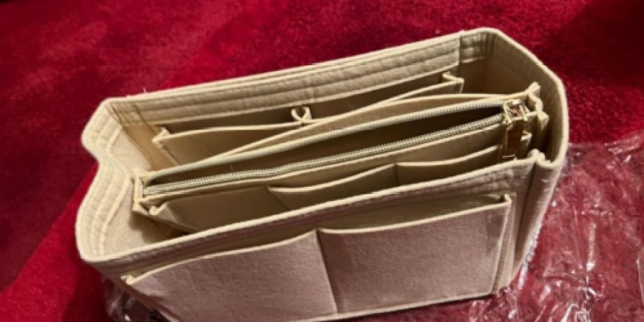 Purse Organizer Just $8.99 on Amazon (13 Compartments to Organize Everything!)