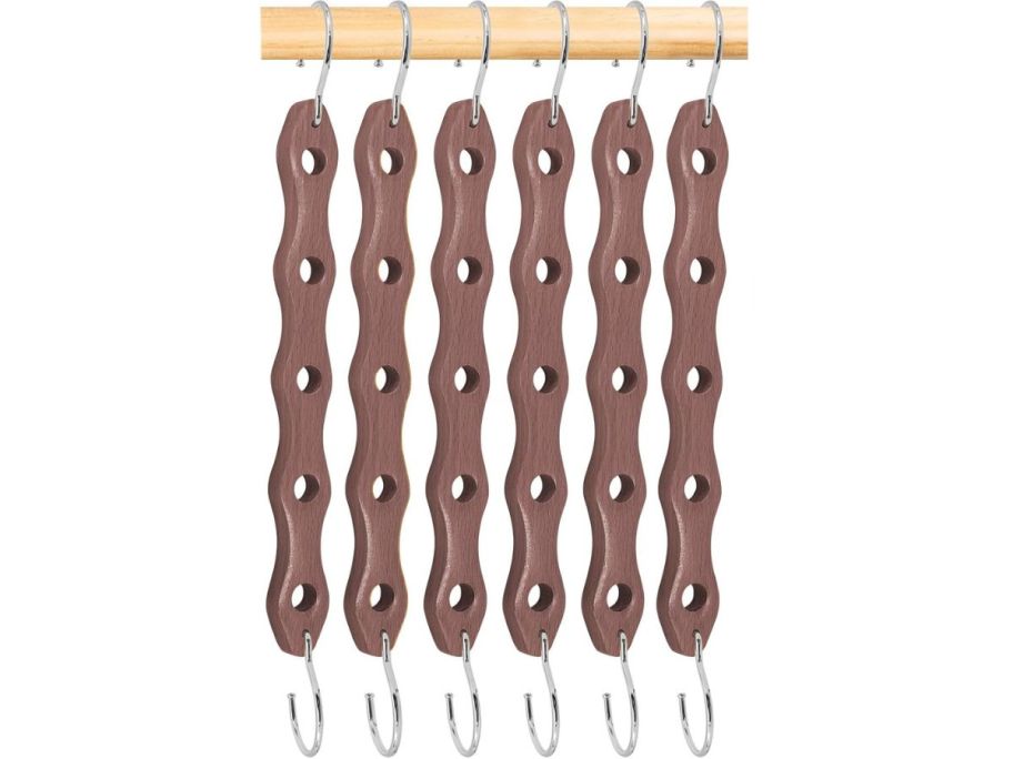 six closet hanger organizers
