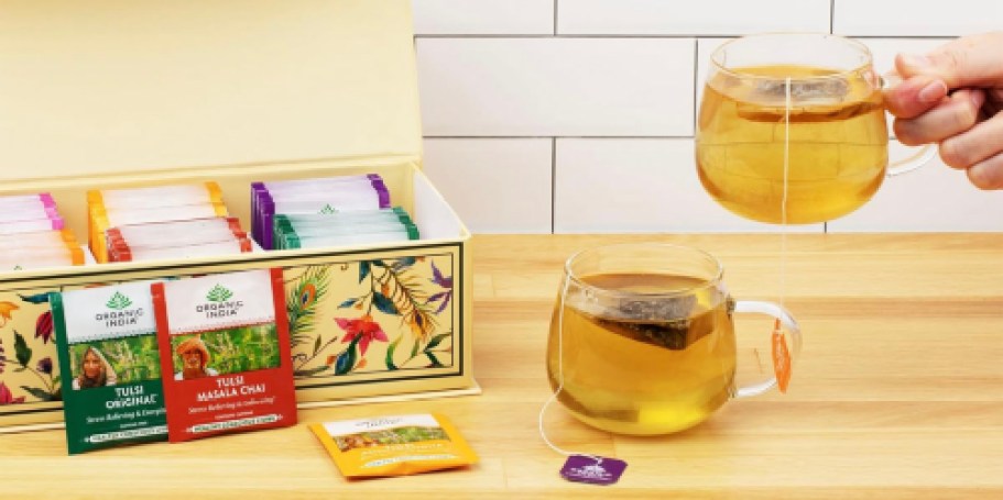 Organic India Tea Sampler Box 60-Count Only $9.99 Shipped on Amazon (Reg. $29)