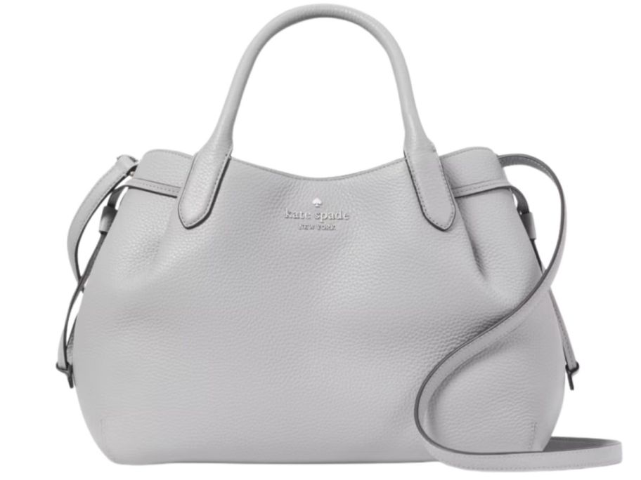 grey Kate Spade Dumpling Large Satchel