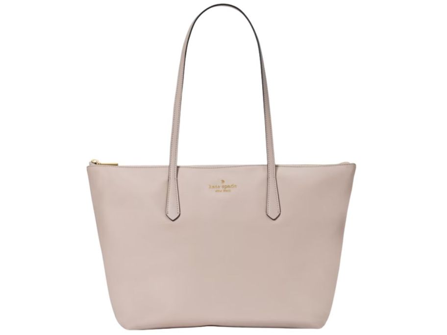 grey Kate Spade Kitt Nylon Medium Tote