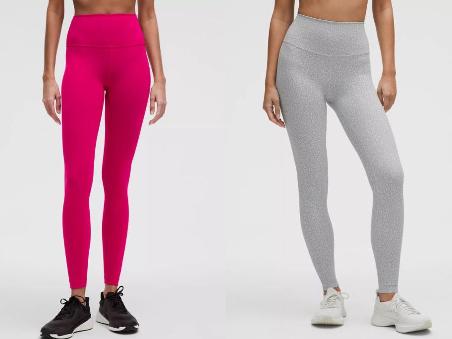 stock images of two women wearing lululemon leggings