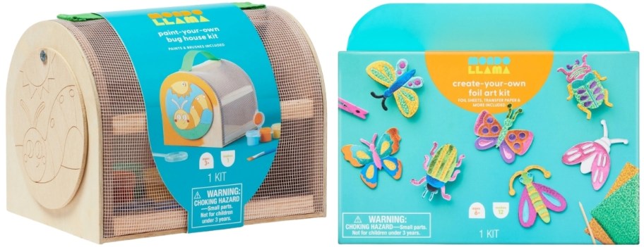 Two mondo llama craft kits