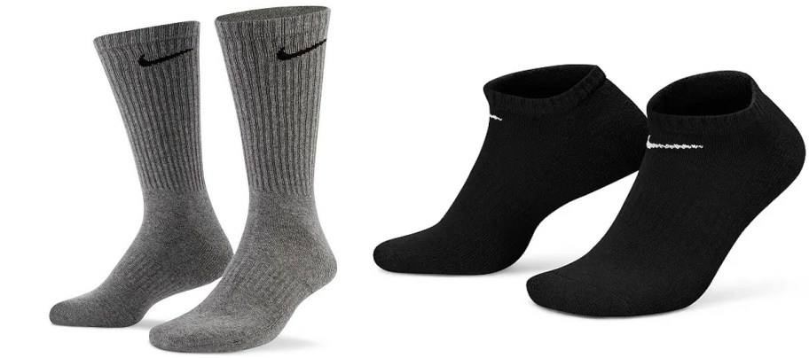 nike long and ankle socks 