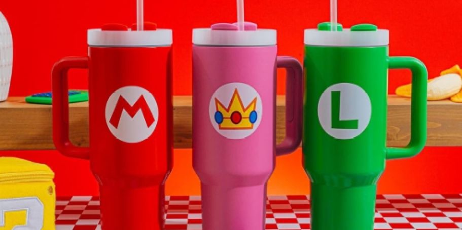 Limited Edition Nintendo 40oz Stainless Steel Tumblers Just $24.99 on Target.com