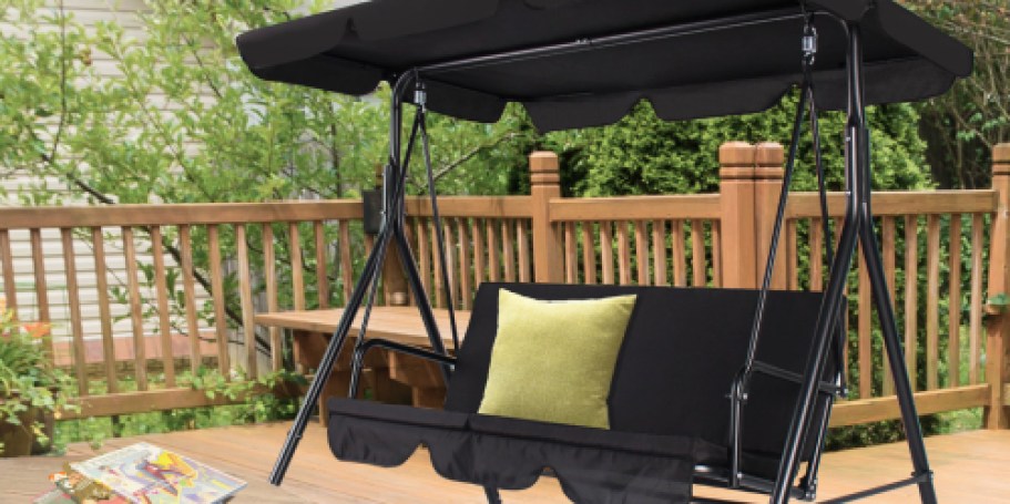 Porch Swing with Canopy Only $85.99 Shipped on Wayfair.com (Reg. $190)