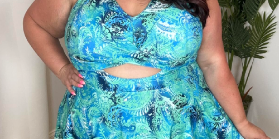 Women’s Plus Size Swimsuits from $13.49 on Amazon (Reg. $25)