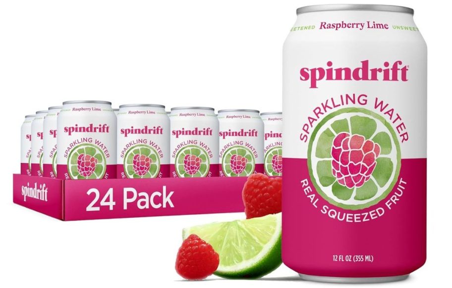 Spindrift Sparkling Water 24-Pack - Raspberry Lime