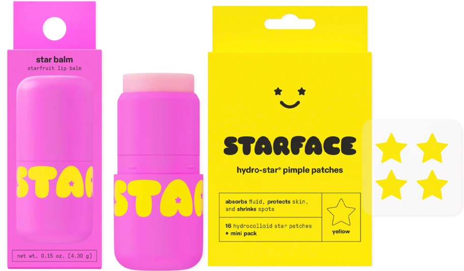 starface face balm and pimple patches 